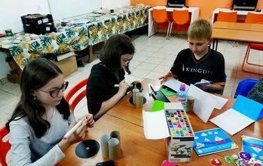 Warsztaty rękodzielnicze w ramach przedsięwzięcia grantowego "Na wyciągnięcie ręki" dofinansowanego w ramach programu "KULTURA BEZ BARIER". 20