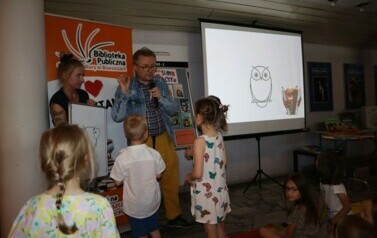 Dzieci i Marcin Kozioł