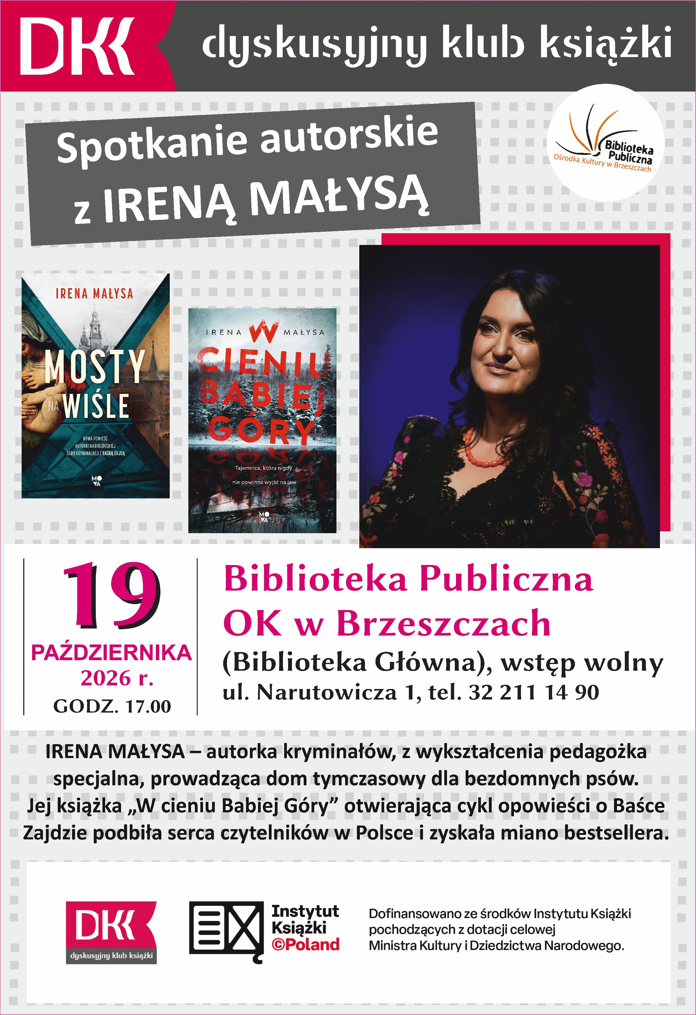 plakat z&nbsp;informacjami dotyczącymi spotkania: godzina, data, opis