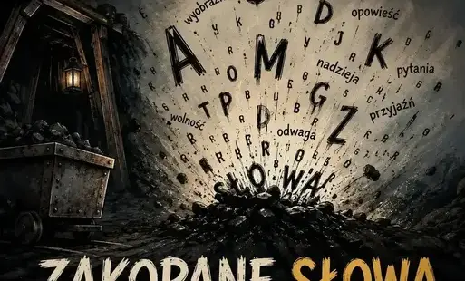 plakat z informacjami dotyczącymi gry miejskiej: godzina, data, opis, logotypy