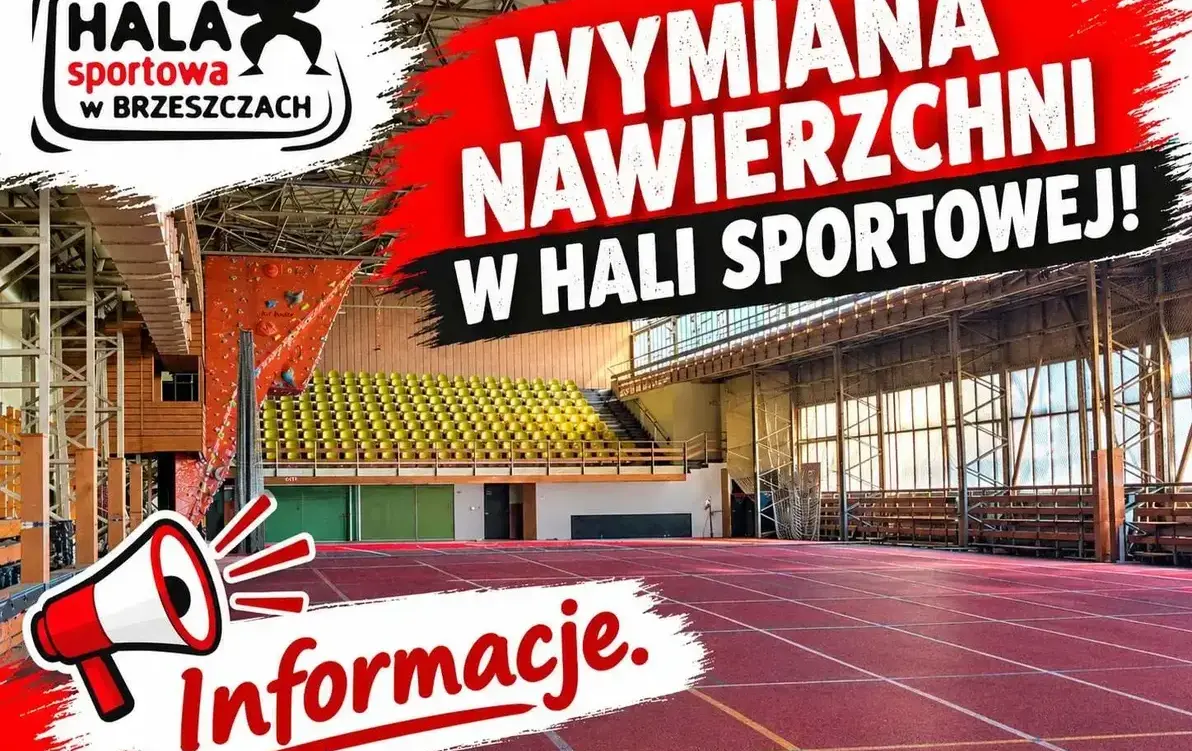 WAŻNY KOMUNIKAT – START REMONTU HALI GŁÓWNEJ