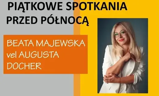 plakat z informacjami dotyczącymi spotkania: godzina, data, opis